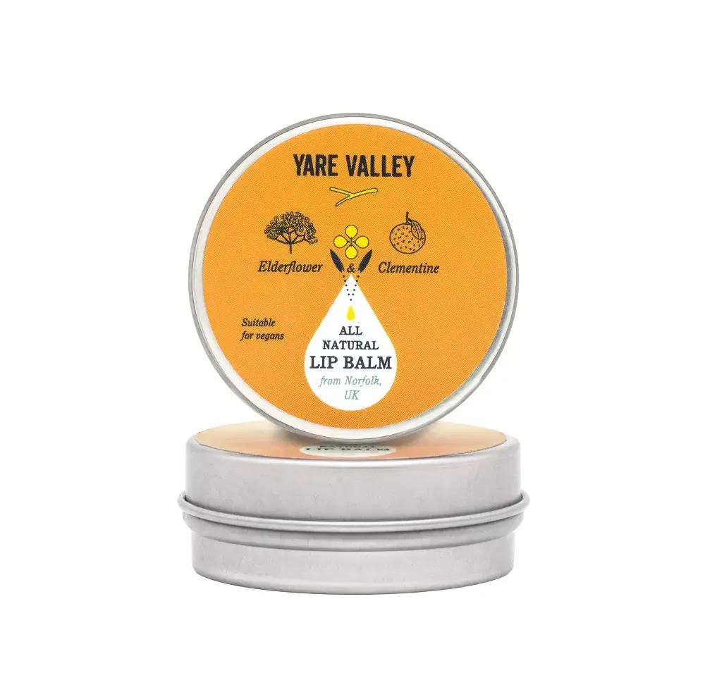 Elderflower & Clementine Lip Balm Tin